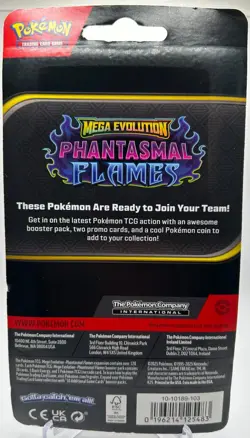 Pokemon Mega Evolution Phantasmal Flames Blister Pack Brand New Sealed Greedent - Image 2