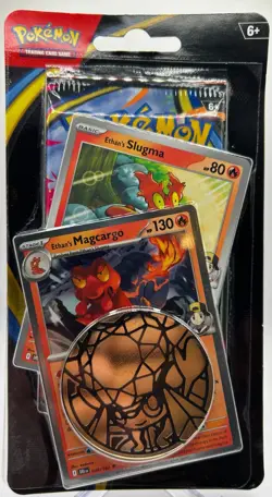 Pokemon Mega Evolution Phantasmal Flames Blister Pack Brand New Sealed Magcargo - Image 1