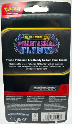 Pokemon Mega Evolution Phantasmal Flames Blister Pack Brand New Sealed Magcargo - Image 2