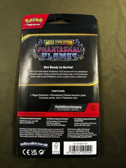 Pokemon Mega Evo Phantasmal Flames Premium Checklane Blister [Blaziken] New - Image 5