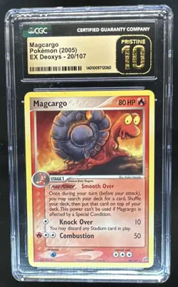 2005 Pokemon EX Deoxys Magcargo #20/107 CGC 10 Pristine - Image 1