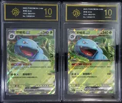 Venusaur EX 003/151 Pokemon Chinese 151c Scarlet & Violet 151 P golden 10 - Image 1
