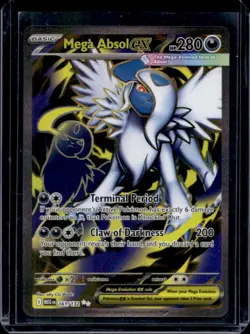 2025 Pokemon Mega Evolution Absol ex Ultra Rare #161/132 - Image 1