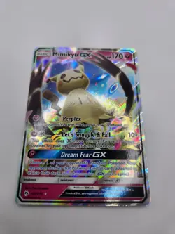 Pokemon TCG Mimikyu GX Ultra Rare Holo SM Lost Thunder 149/214 - Image 1