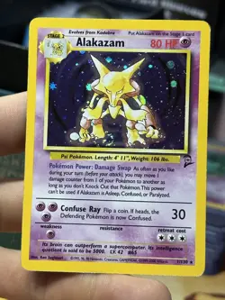 Alakazam 1/130 Nidoking 11/130 Base Set 2 2000 Vintage Pokemon Card Lot WOTC - Image 3