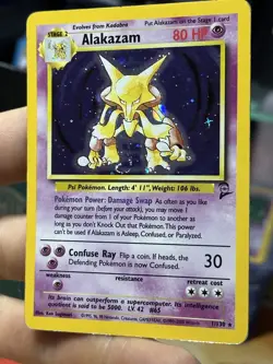 Alakazam 1/130 Nidoking 11/130 Base Set 2 2000 Vintage Pokemon Card Lot WOTC - Image 4