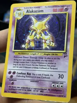 Alakazam 1/130 Nidoking 11/130 Base Set 2 2000 Vintage Pokemon Card Lot WOTC - Image 5