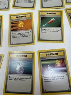 1999 Vintage Pokemon Cards Lot of 29 Trainers - Image 3