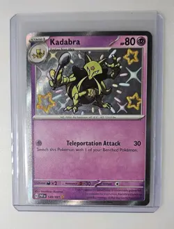Shiny Kadabra 149/091 Paldean Fates SV Rare Holo NM Pokemon - Image 3