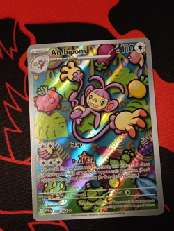 AMBIPOM 107/094 PHANTASMAL FLAMES POKEMON (ILLUSTRATION RARE, NM) - Image 1
