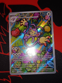 AMBIPOM 107/094 PHANTASMAL FLAMES POKEMON (ILLUSTRATION RARE, NM) - Image 2