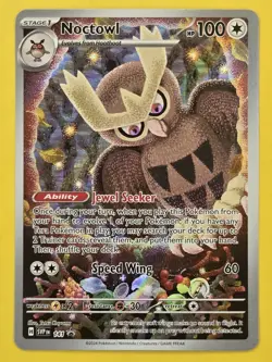 Pokemon TCG Noctowl SVP 141 S&V - Stellar Crown Black Star Promo - Image 1