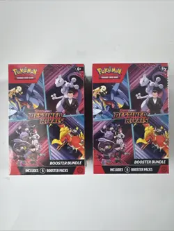 Pokemon Destined Rivals Booster Bundle Lot Of 2 Sealed - Image 1