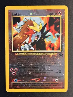 Pokemon TCG Entei Wizards Black Star Promos 34 Holo HP - Image 1