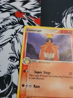 Pokemon TCG Dragon Camerupt 24/97 - MP - Image 2