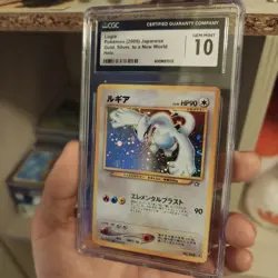 2000 Pokemon Japanese Gold Silver To A New World Holo Lugia #249 CGC 10 GEM MINT - Image 3