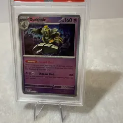 2025 POKEMON PRE EN-PRISMATIC EVOLUTIONS POKE BALL REVERSE HOLO DUSKNOIR PSA 9 - Image 2
