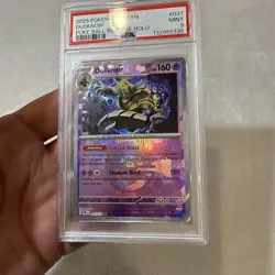 2025 POKEMON PRE EN-PRISMATIC EVOLUTIONS POKE BALL REVERSE HOLO DUSKNOIR PSA 9 - Image 5