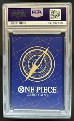 2026 One Piece Azure Sea's Seven Dracule Mihawk Manga Alt Art #OP14-119 PSA 10 - Image 2