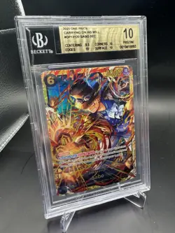 2025 One Piece Sabo OP13-120 SEC Carrying On His Will BGS 10 Pristine Beckett - Image 1