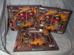 One Piece TCG Illustration Box Vol. 5 Lot of 3 Boxes - Image 1