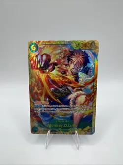 One Piece Carrying On His Will Monkey.D.Luffy Gold Alt Art OP13-118 - Image 1