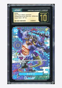 One Piece CGC 10 PRISTINE Kaido SP Alternate Art 2023 OP04-044 OP05 Japanese - Image 1