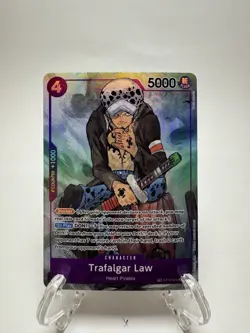 One Piece TCG Trafalgar Law TR ST10-010 + 4x OP13-031 Playset NM - Image 1