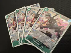 One Piece TCG Trafalgar Law TR ST10-010 + 4x OP13-031 Playset NM - Image 3