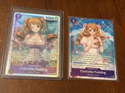 Charlotte Pudding OP11 Alt Art SR + PRB02 SR Cards One Piece Eng. - Image 1