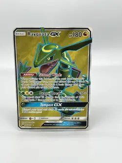 Pokemon TCG Rayquaza GX Full Art Ultra Rare Holo Card 160/168 Celestial Storm NM - Image 2