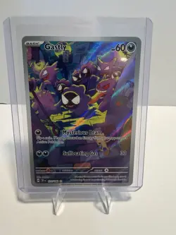 Pokemon Gastly SV05: Temporal Forces Illustration Rare Full Art Holo Card - Image 1