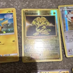 Pokemon TCG Card Lot Pikachu Electabuzz Meowth Diglett Caterpie 15 Holo Foil En… - Image 4