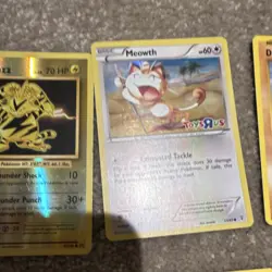 Pokemon TCG Card Lot Pikachu Electabuzz Meowth Diglett Caterpie 15 Holo Foil En… - Image 5