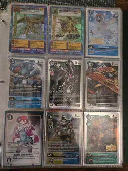 Modern & Vintage Digimon CCG Binder Collection Holos Rares BO ST EX ++ 180 Cards - Image 3