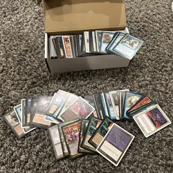 Magic The Gathering Card Lot; Over 3 Pounds Full Storage Box Plus. No Basic Land - Image 1