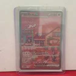 Pokemon Mew EX 053 Scarlet & Violet Promo Holo Basic Psychic HP 180 English Card - Image 1