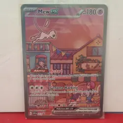Pokemon Mew EX 053 Scarlet & Violet Promo Holo Basic Psychic HP 180 English Card - Image 3