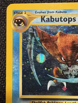 Pokemon TCG Kabutops Neo Discovery Holo Rare 6/75 Vintage WOTC Card - Image 2