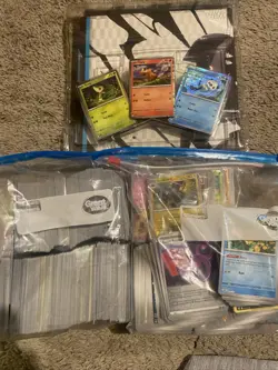 Pokemon Card Bulk Lot Modern Era Mixed Cards 5Lbs Poster Blk Wht Promo - Image 1