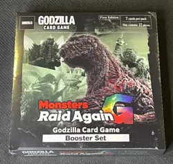 Godzilla Card Game Set 2 Booster Box "Monsters Raid Again" English Sealed 1st Ed - Image 1