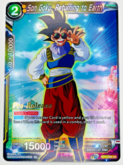 Pre-Release | Son Goku Returning to Earth | Dragon Ball Super Card Game | NM - Image 1