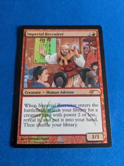 Imperial Recruiter 1x MtG *Foil* Judge Promo SP/NM **See Pictures!** - Image 1