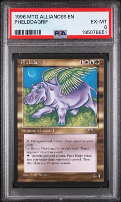1996 MTG ALLIANCES PHELDDAGRIF PSA 6 - Image 1