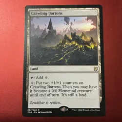 Magic: the Gathering: MTG ZENDIKAR RISING CRAWLING BARRENS Regular LP - Image 1