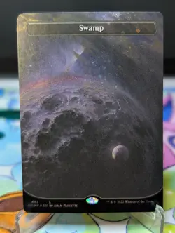 MTG Unfinity- Swamp 493 Galaxy Foil - Image 1