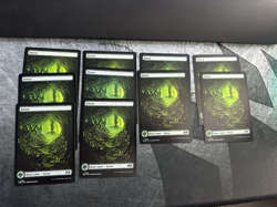 Lot of 10x FOREST #266 WOE Wilds of Eldraine - MTG Magic FULL ART Land NM LC1 - Image 1