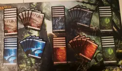 50 Full Art Lands (10 Each) Wilds of Eldraine NM MTG - Image 1