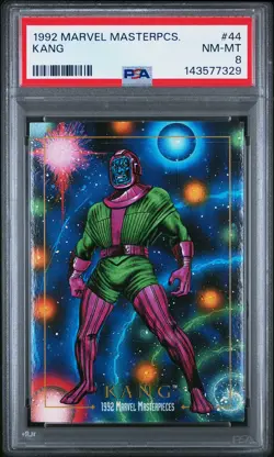 1992 MARVEL MASTERPIECES #44 KANG PSA 8 - Image 1