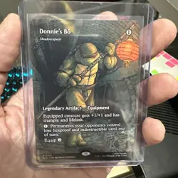 Donnie's Bo (Shadowspear) Teenage Mutant Ninja Turtles Borderless Mythic Rare - Image 1